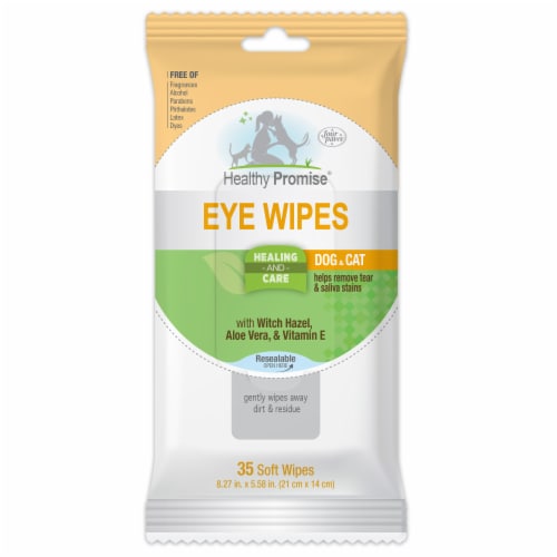 Four Paws® Healthy Promise® Dog & Cat Eye Wipes Perspective: front