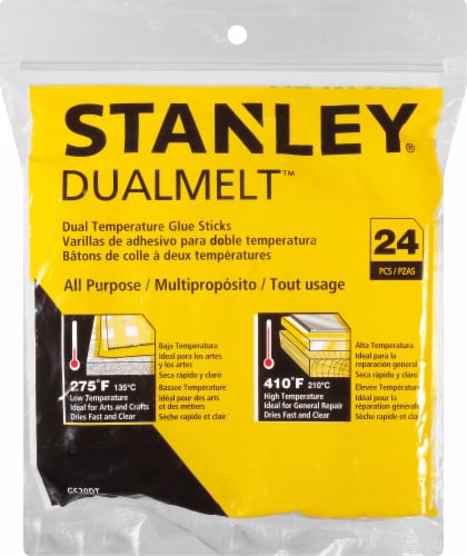 Stanley® Dual Temperature Glue Sticks Perspective: front