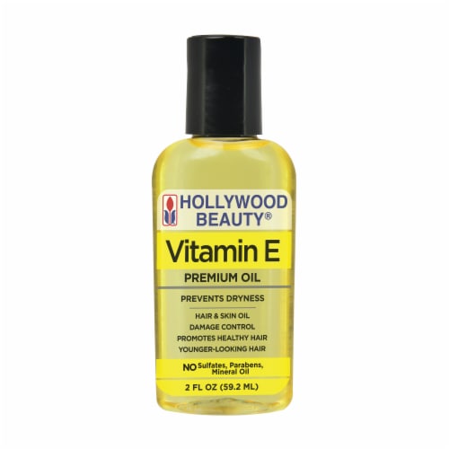 Hollywood Beauty Vitamin E Hair and Skin Oil Perspective: front