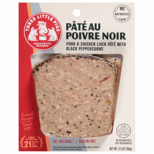 Three Little Pigs™ Pate au Poivre Noir Perspective: front