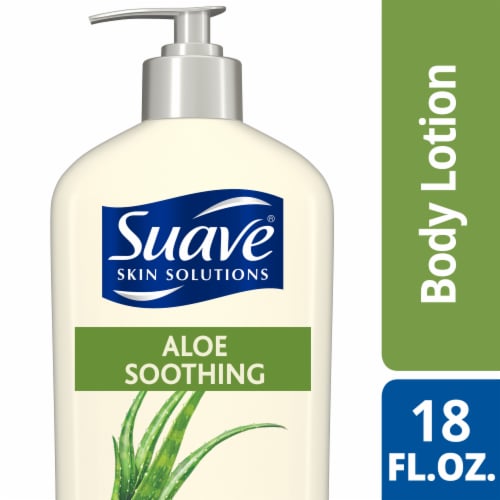 Suave Skin Solutions Soothing with Aloe Body Lotion Perspective: front