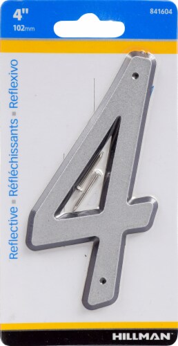 Hillman Plastic Reflective #4 Perspective: front