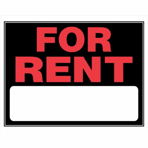 Hillman For Rent Sign Perspective: front