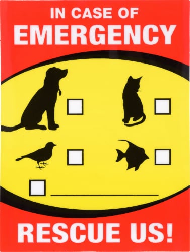 Hillman In Case of Emergency Decals - 2 pk Perspective: front