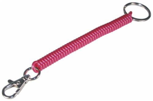 Hillman Expanding Coil with Metal Clip Chord - Pink Perspective: front