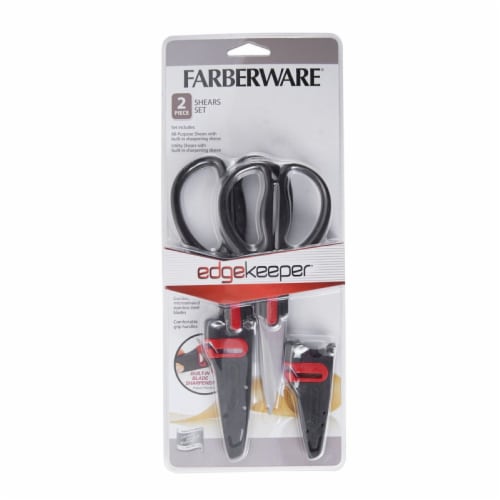 Farberware Edgekeeper Shears Set - Black, 1 ct - Smith's Food and Drug