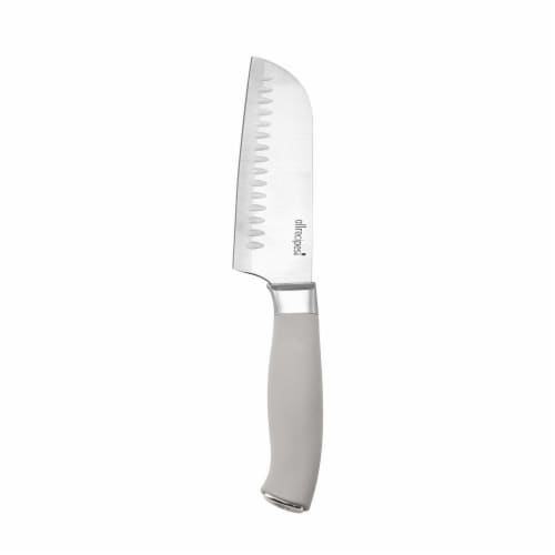 Allrecipes Poly Santoku Knife - Gray Perspective: front