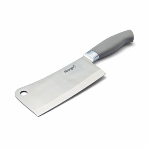 Allrecipes Poly Handle Cleaver - Gray Perspective: front