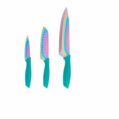 Farberware Chef Set - Rainbow / Teal Perspective: front