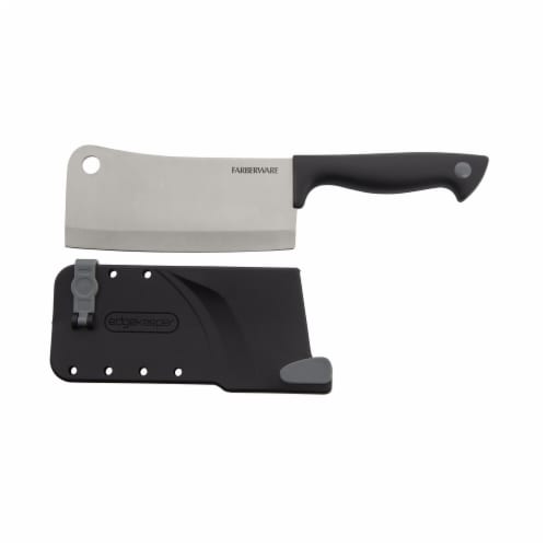Farberware Edge Keeper Cleaver - Black Perspective: front