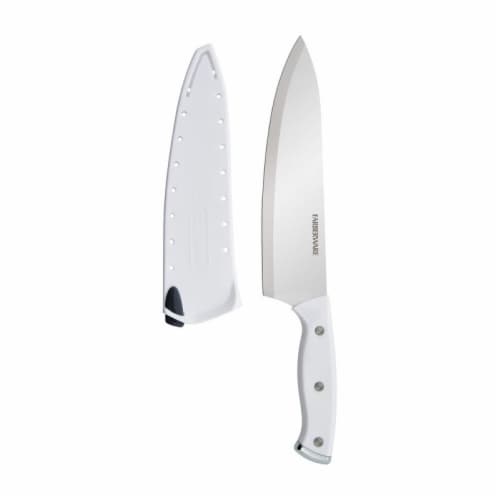 Farberware® EdgeKeeper® Chef's Knife White Perspective: front