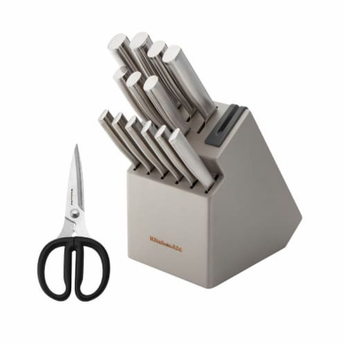 KitchenAid® Contour Silver Block Set Perspective: front
