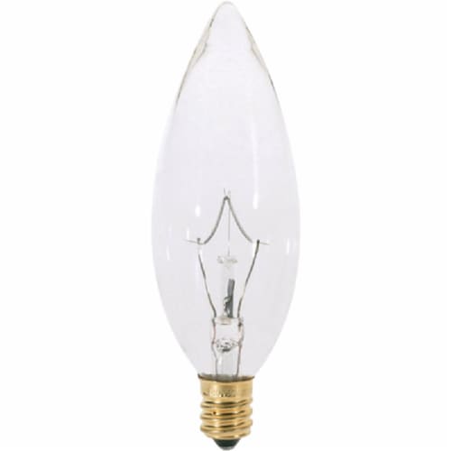 B10 incandescent clearance light bulb