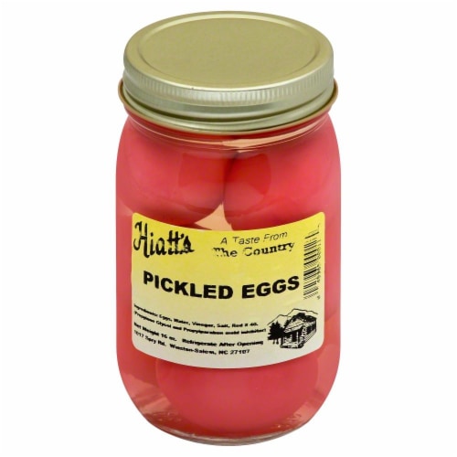 Hiatt's Pickled Eggs Perspective: front
