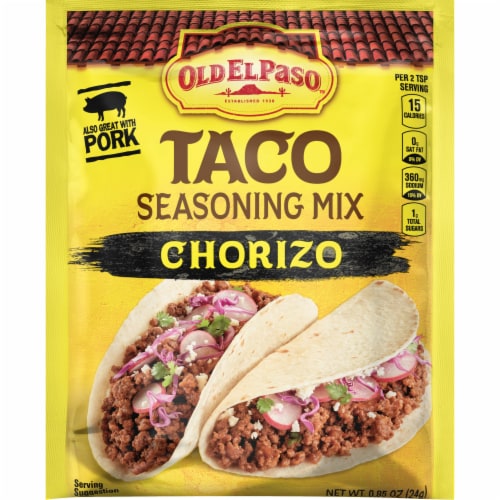 Taco Seasoning Mix, 25% Less Sodium - Old El Paso