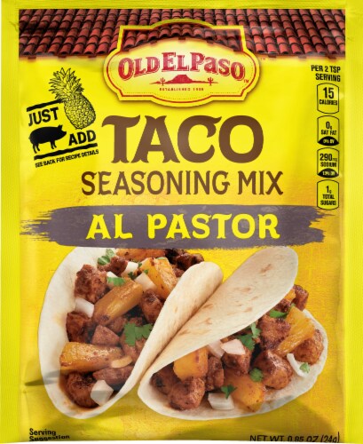 Old El Paso Al Pastor Taco Seasoning Perspective: front