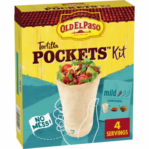 Old El Paso Tortilla Pockets Dinner Kit, 12.4 oz Perspective: front