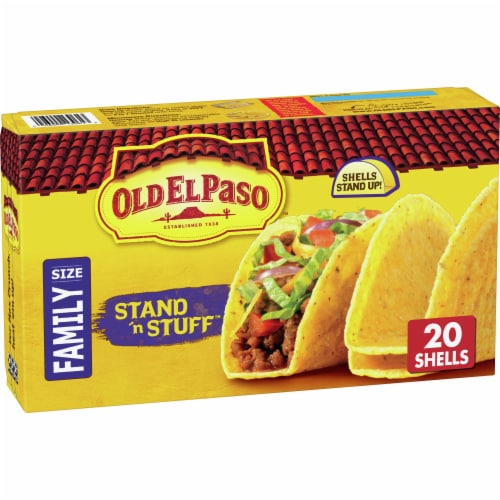 Old El Paso™ Gluten Free Stand 'N Stuff Taco Shells - Family Size Perspective: front