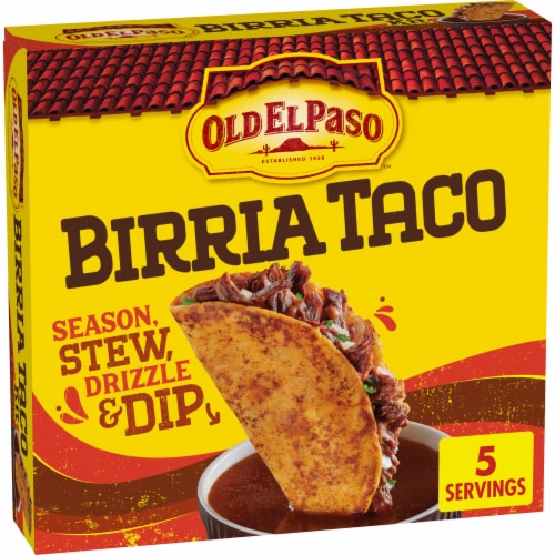Old El Paso Birria Taco Seasoning, Sauce and Tortillas Kit Perspective: front