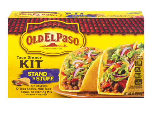 Old El Paso Stand 'N Stuff Taco Dinner Kit Perspective: front