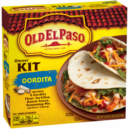 Old El Paso Gordita Dinner Kit Perspective: front