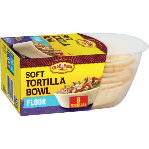 Old El Paso™ Soft Flour Tortilla Bowls, 8 ct / 0.84 oz - Gerbes Super  Markets