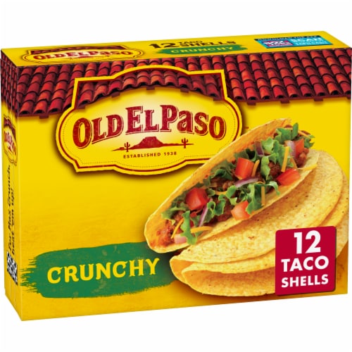 Old El Paso Crunchy Taco Shells Gluten Free Perspective: front