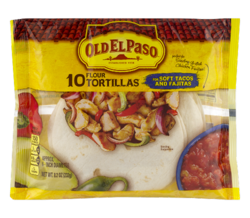 Old El Paso Flour Tortillas Perspective: front