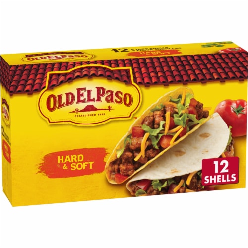 Old El Paso™ Hard & Soft Taco Shells & Flour Tortillas Perspective: front