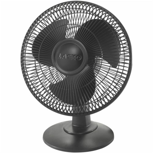 Lasko Table Fan - Black Perspective: front