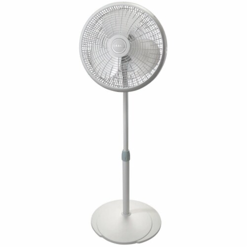 Lasko® Performance Pedestal Fan - White Perspective: front