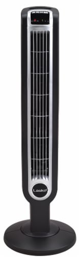 Lasko® Tower Fan with Remote Control - Black Perspective: front
