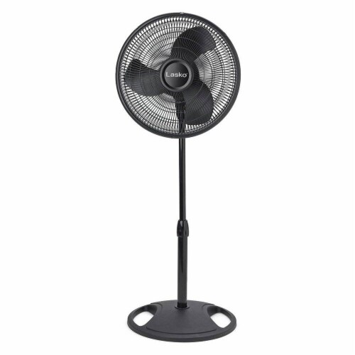 Lasko® Oscillating Stand Fan - Black Perspective: front
