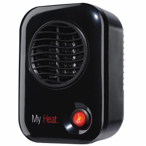 Lasko My Heat Portable Personal Electric 200W Ceramic Space Heater - Black Perspective: front