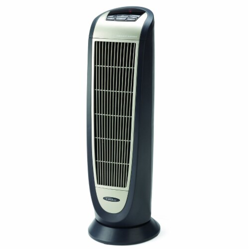 Lasko® Digital Ceramic Tower Heater - Silver/Dark Gray Perspective: front