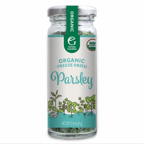 Green Garden Organic Freeze Dried Parsley Perspective: front