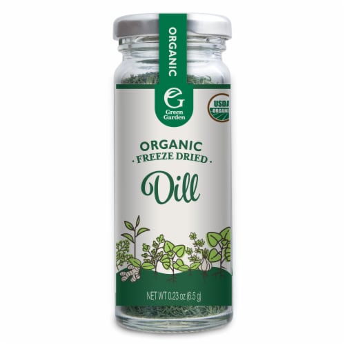 Green Garden Organic Freeze Dried Dill Perspective: front