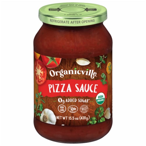 Organicville Organic Pizza Sauce Perspective: front