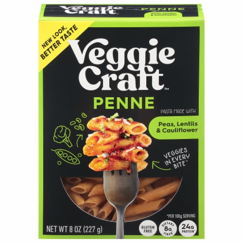 Veggiecraft Cauliflower Penne Perspective: front