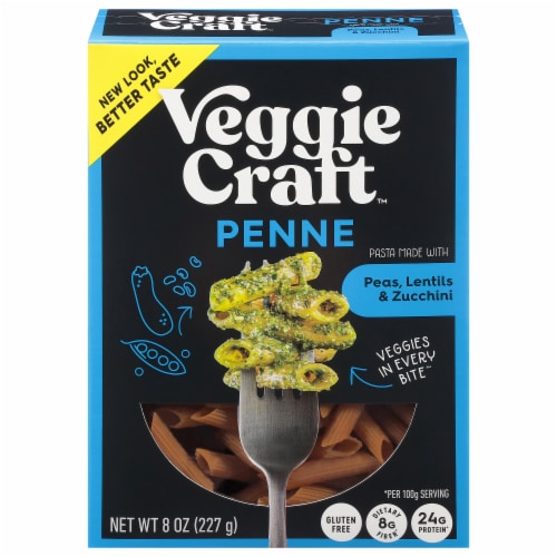 Veggiecraft® Farms Zucchini Penne Pasta Perspective: front