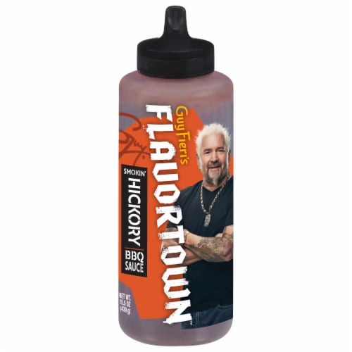 Flavortown Smokin' Hickory BBQ Sauce 15.5 oz Perspective: front