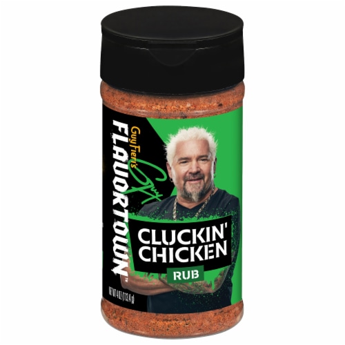 Flavortown Cluckin' Chicken Rub 4 oz Perspective: front