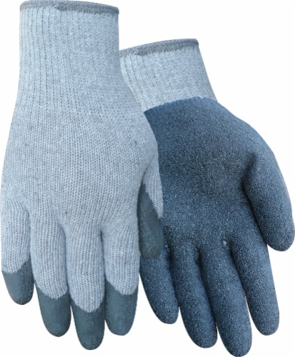 Red Steer Glove Company Rubber Palm Gloves - 3 pk - Blue Perspective: front