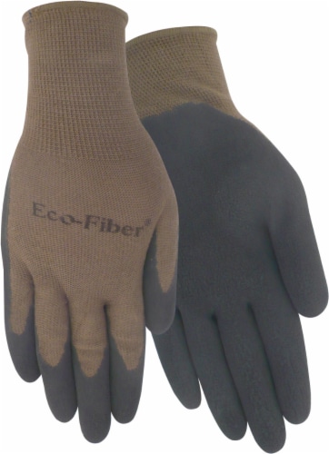 Red Steer Glove Company Eco-Fiber Bamboo Blend Rubber Palm Men's Gloves - Brown Perspective: front