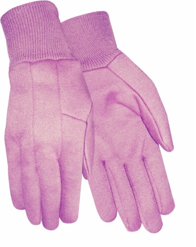 Red Steer Glove Company Women's Jersey Gloves - Pink Perspective: front