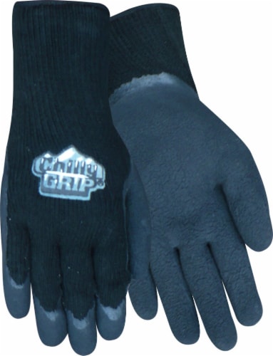 Red Steer Glove Company Chilly Grip Foam Latex Gloves - Black, L - Kroger