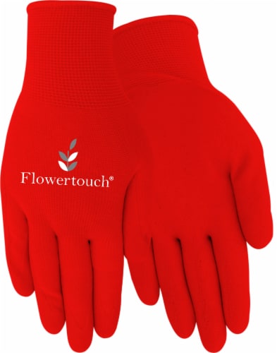Red Steer Glove Company Flowertouch Nitrile Palm Women's Gloves - Assorted Perspective: front