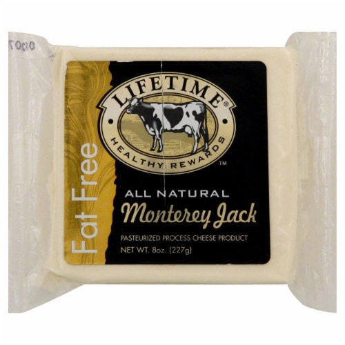 Lifetime Fat Free Monterey Jack Cheese Perspective: front