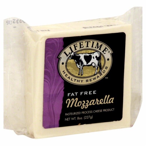 Lifetime Fat Free Mozzarella Cheese Perspective: front