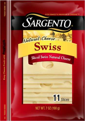 Sargento Deli Style Sliced Swiss Cheese Perspective: front